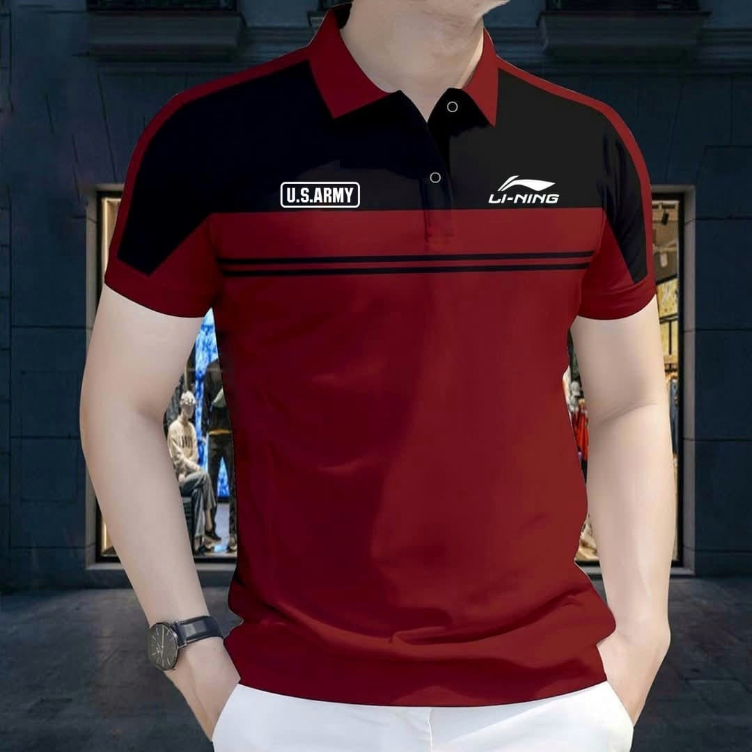 Super Premium PK Cotton Polo Shirt For Men's [3star Maroon]